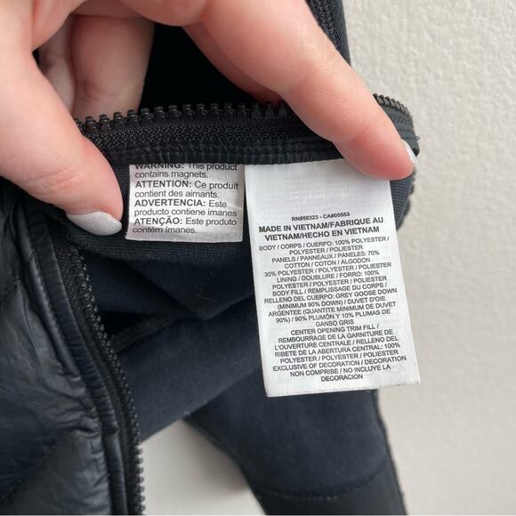 Nike Women's Tech Aeroloft Bomber Down Jacket in Black Small - Picture 10 of 11